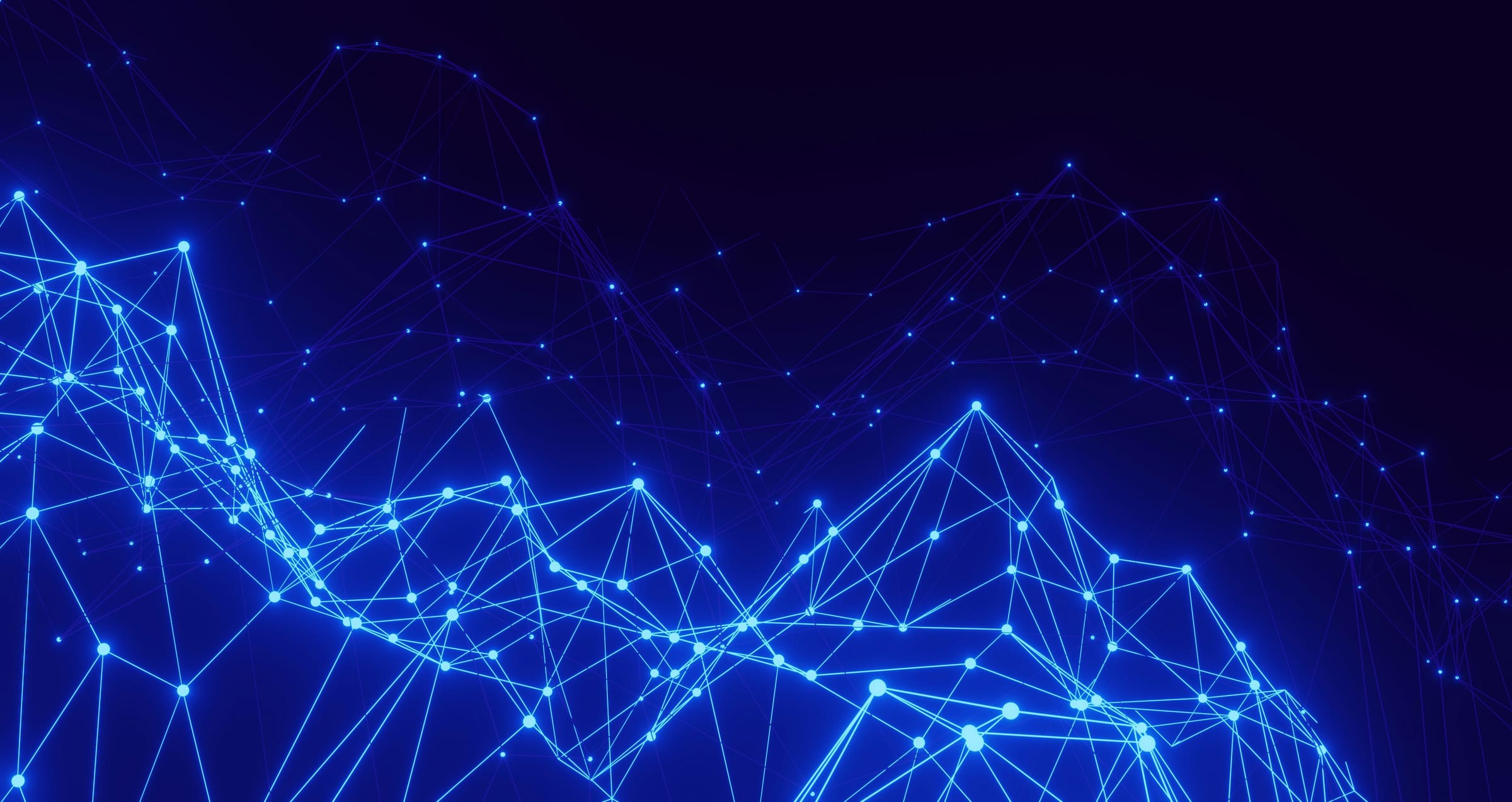 Abstract illustration of a connected industrial network